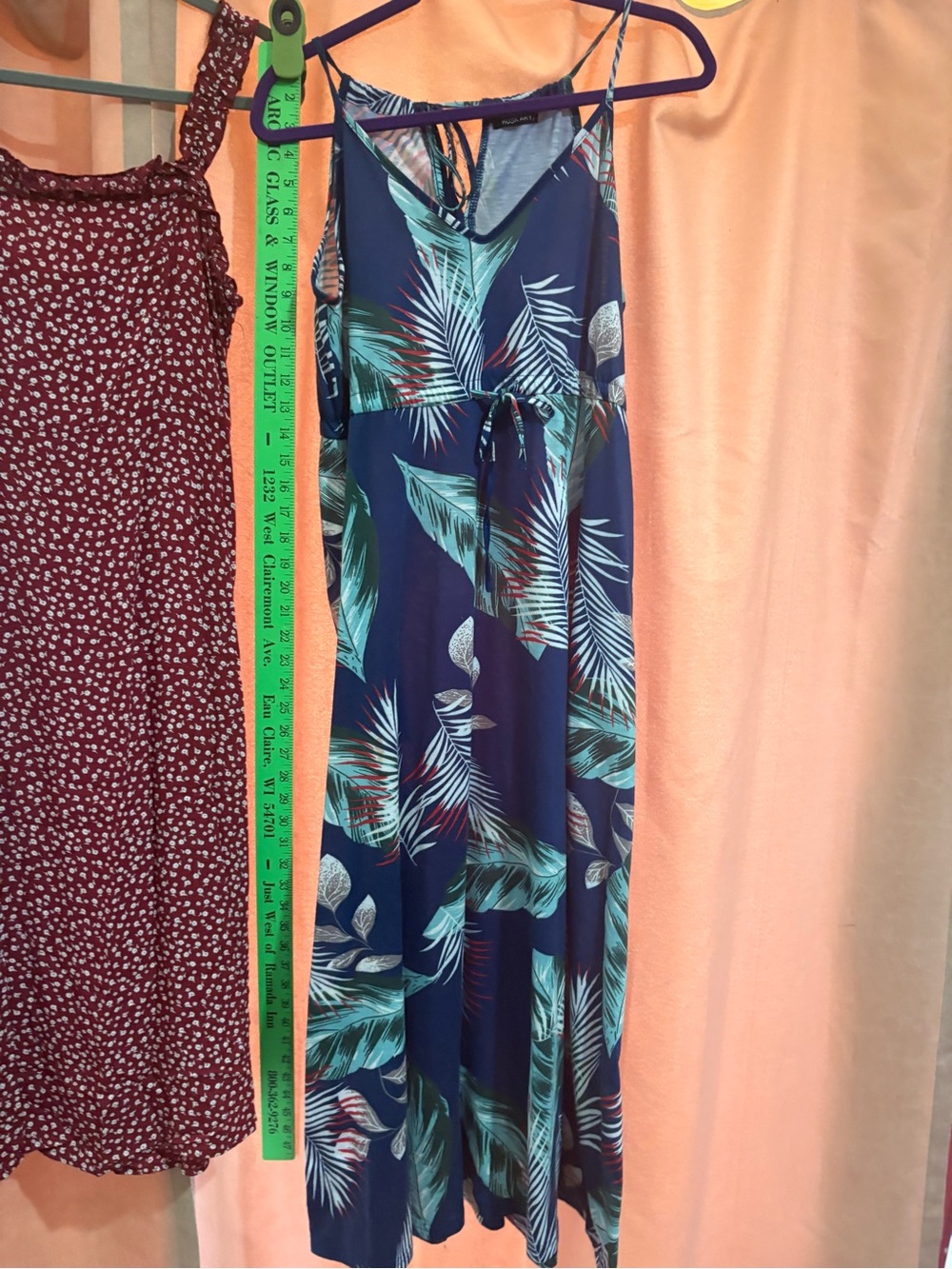 3 dresses Tropical Print Navy Blue Maxi Dress , burgundy mixed flower dress-